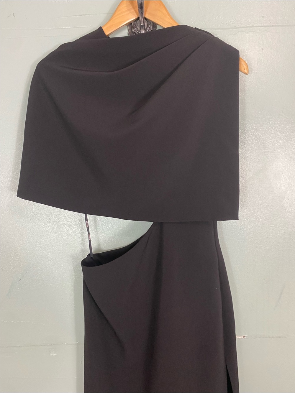Et Ochs Helena Dress Maxi Cut Out Cape Size 6 - Picture 3 of 10